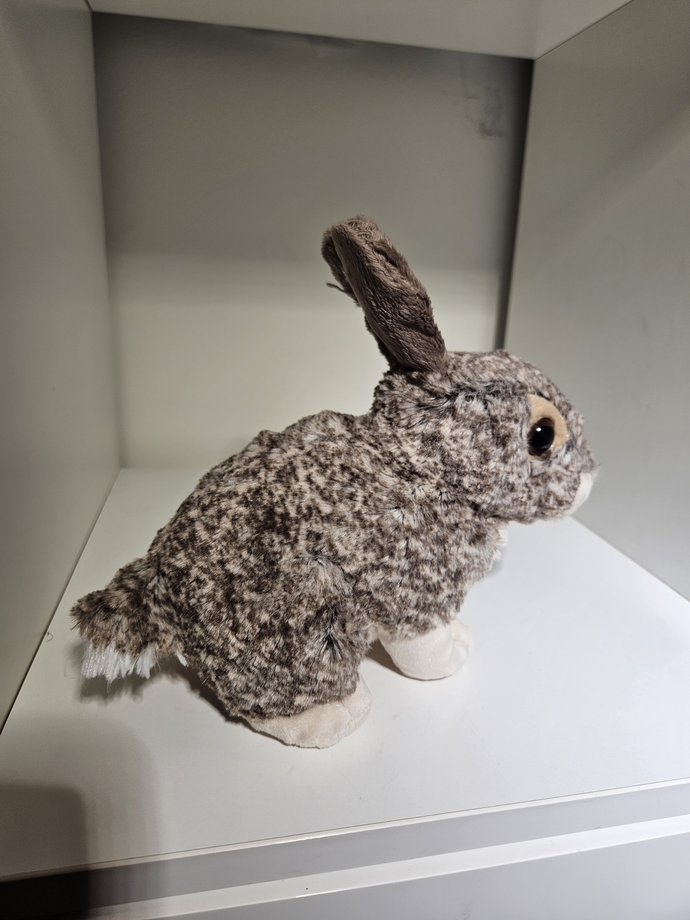 Soft Brown & Cream Rabbit Plush Toy - Cuddly Kids Stuffed Animal - Picture 2 of 4